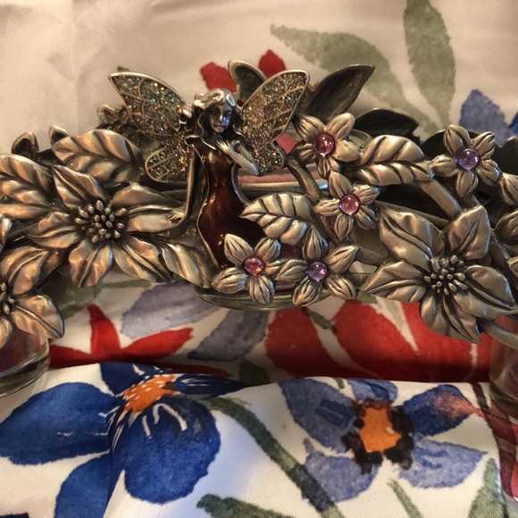 Partylite - Three Votive Candle Holder with Votives, candles, jewels and fairies - Picture 6 of 10